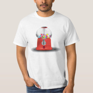T-shirt Máquina de bala de gude de desenho animado