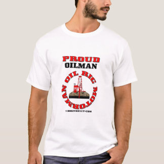 T-shirt Maquinista da plataforma petrolífera, t-shirt,