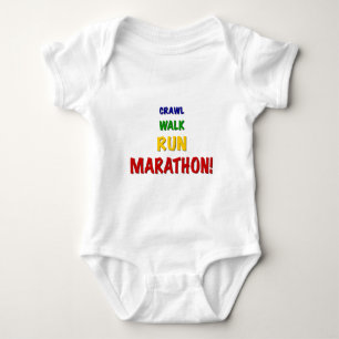 T-shirt Maratona do funcionamento da caminhada do