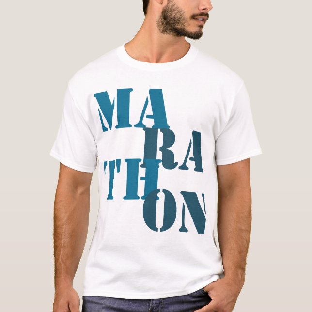 T-shirt Maratona impagável (Frente)