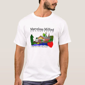 T-shirt maravilhoso da câmara municipal de Milford