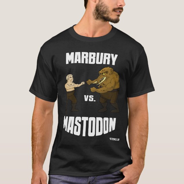 T-shirt Marbury contra o Mastodon (Frente)