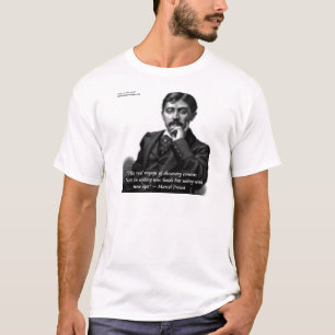 T-shirt Marcel Proust e citação famosa