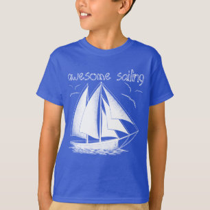 T-shirt Marcha incrível! náutico, vintage, personalizado