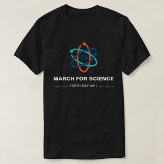 T-shirt Março para o Dia da Terra 2017 da ciência