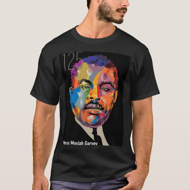 t-shirt Marcus Garvey (Frente)