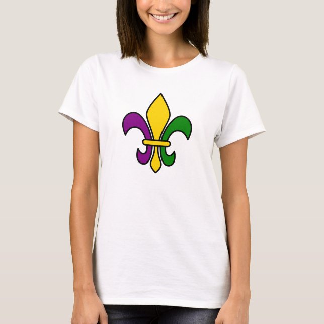T-shirt Mardi, fleur-de-lys (Frente)