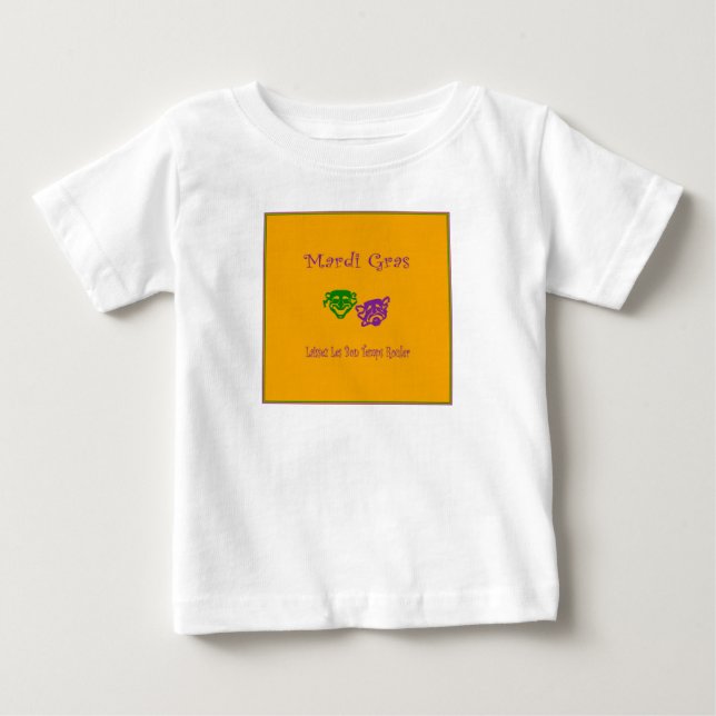 T-shirt Mardi Gras Mask Rouler (Frente)