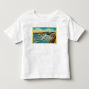 T-shirt Marés altas em PromenadeSeaside, OU