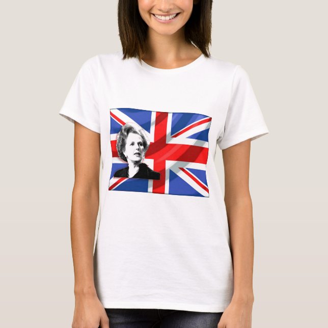 T-shirt Margaret Thatcher Union Jack (Frente)