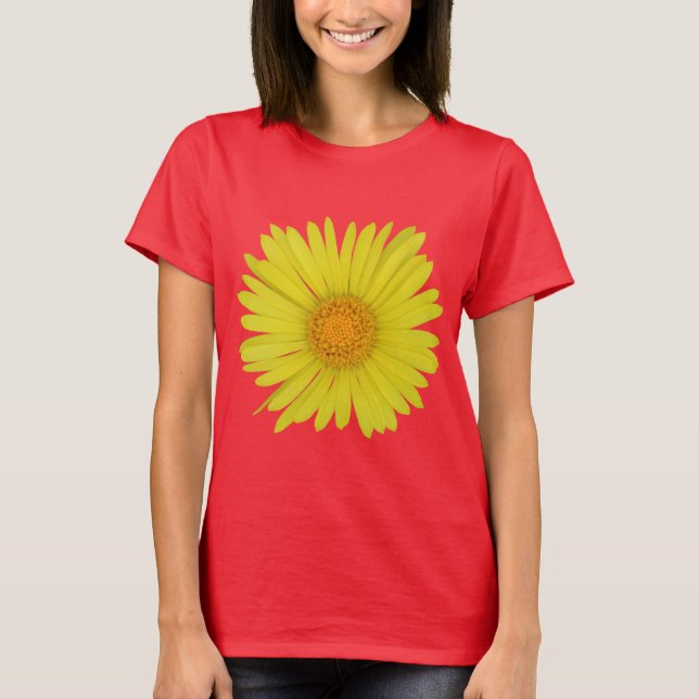 T-shirt Margarida Amarela (isolada) (Frente)