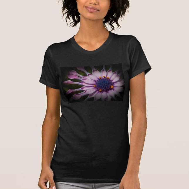 T-shirt margarida púrpura (Frente)