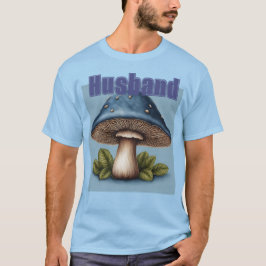T-Shirt Marido Azul Mushroom