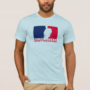 T-shirt Marido do exército da liga principal