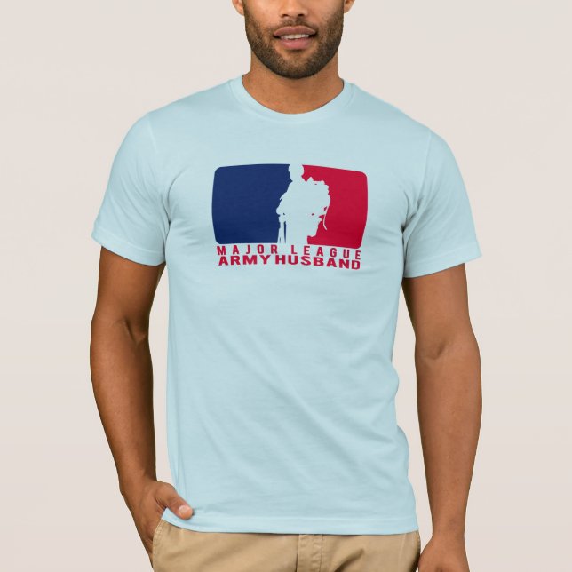 T-shirt Marido do exército da liga principal (Frente)