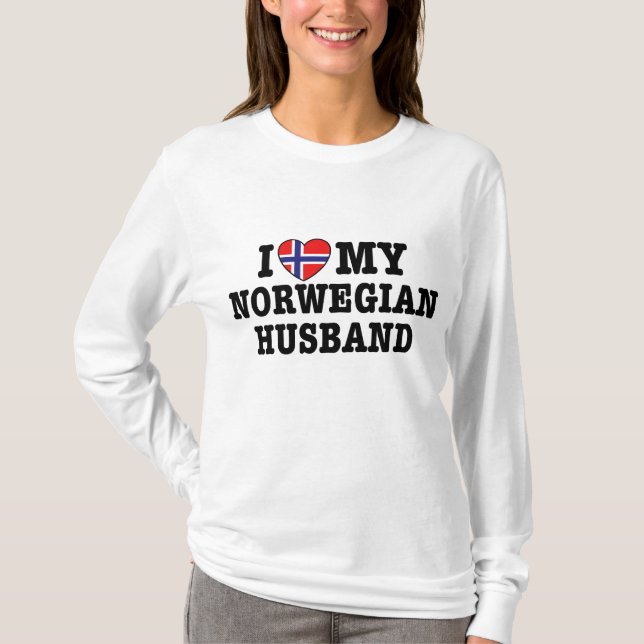 T-shirt Marido Norueguês (Frente)