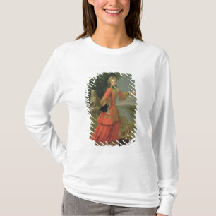 T-shirt Marie-Adelaide de Sabóia no vestido da caça