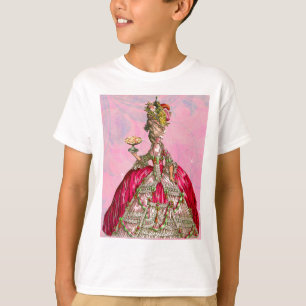 T-shirt Marie Antoinette Deixou-Os Comer Bolo