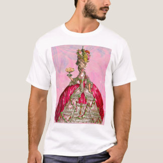 T-shirt Marie Antoinette Deixou-Os Comer Bolo