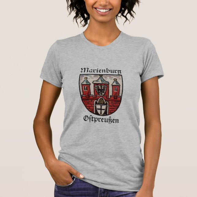 T-shirt Marienburg Ostpreussen (Frente)
