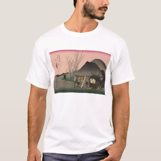 T-shirt Mariko, 53 estações da estrada de Tokaido,