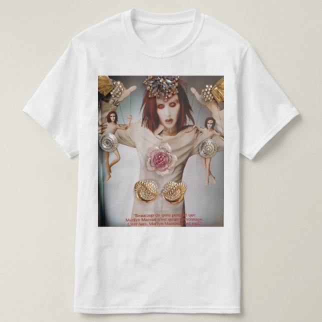 T-shirt Marilyn Manson  (Frente do Design)