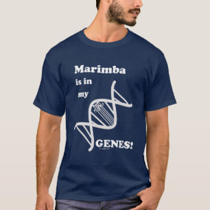 T-shirt Marimba Está Em Meus Genes