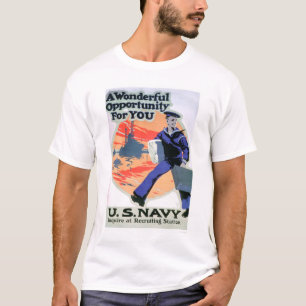 T-shirt Marinho - uma oportunidade maravilhosa (US02294)