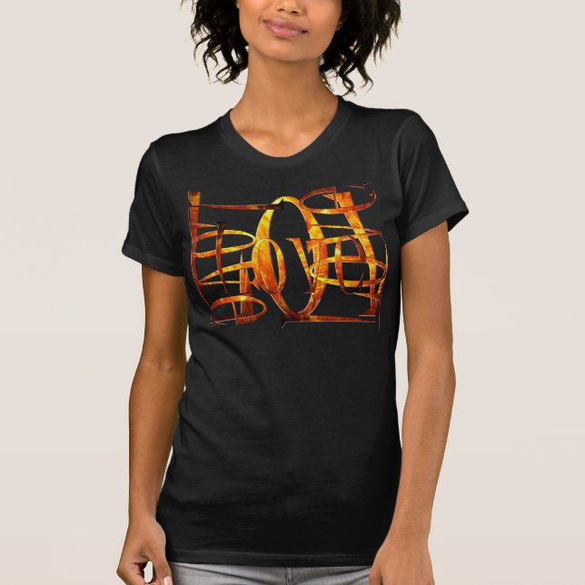 T-shirt Mármore Brilhante AMOR (Frente)