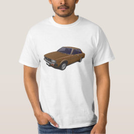 T-shirt marrom da porta de Toyota Corolla DX KE70