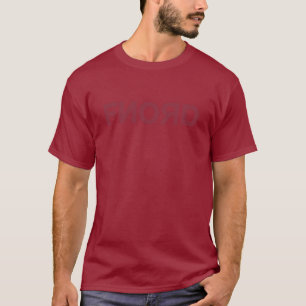 T-shirt marrom de Fnord Discordian