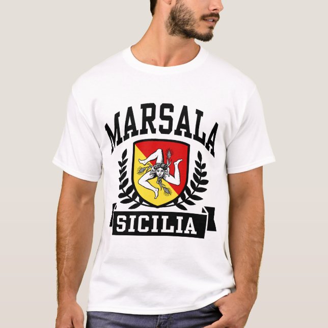 T-shirt Marsala Sicilia (Frente)