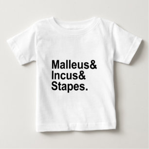 T-shirt Martelo Bigorna Estribo   Três Ossos do Ouvido Méd