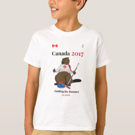 T-shirt Martelo de ondulação de Canadá 150 em 2017