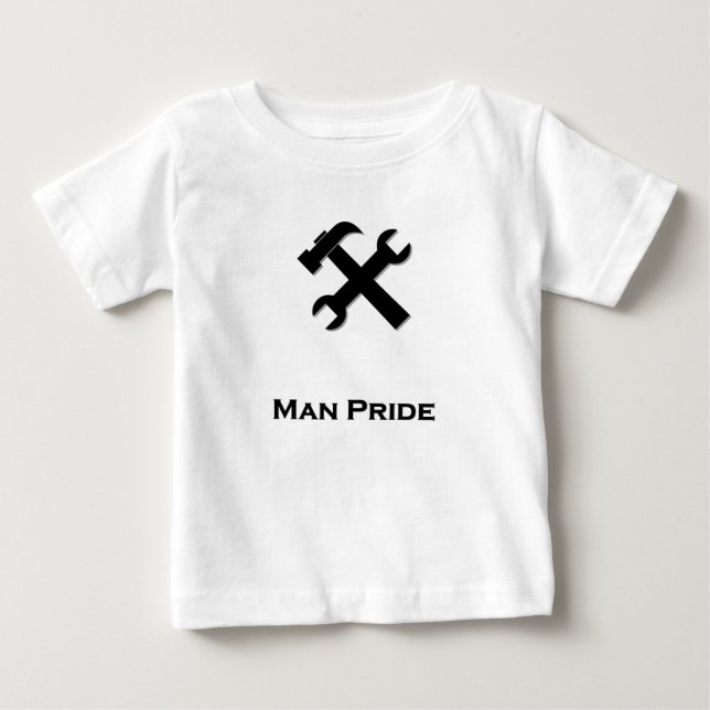 T-shirt Martelo Wrench Man Pride preto (Frente)