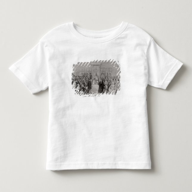 T-shirt Martin Luther na frente de Charles V (Frente)
