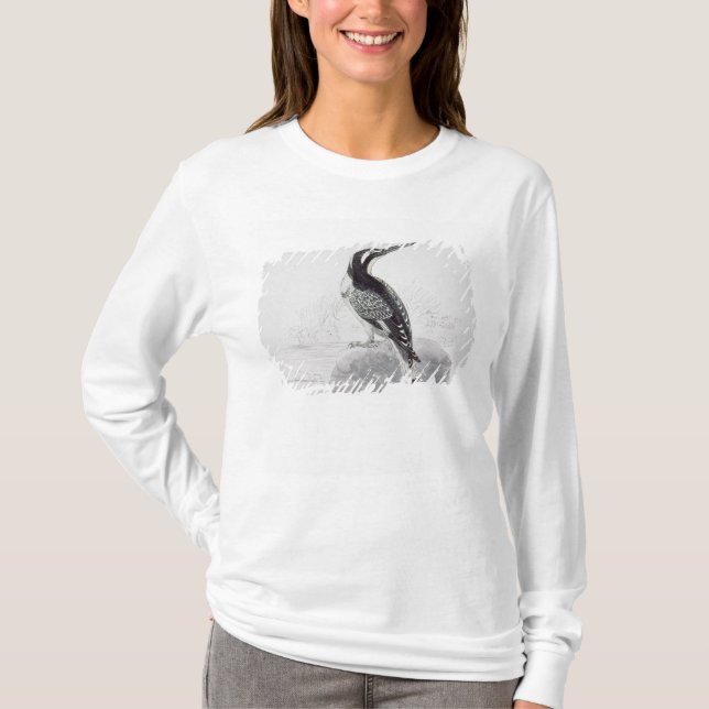 T-shirt Martinho pescatore preto e branco (Frente)