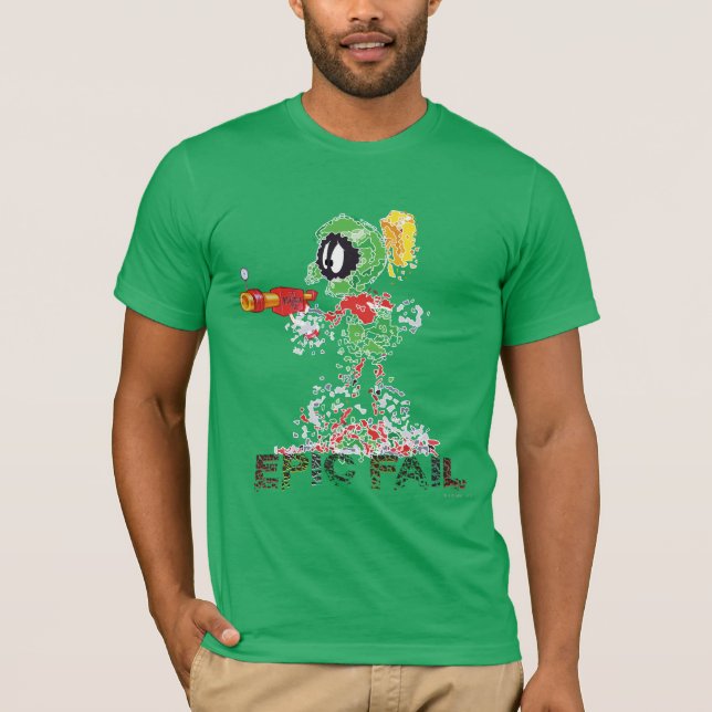 T-shirt MARVIN, O MARTIAN™ Epic Fail (Frente)