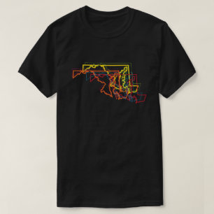 T-shirt maryland orgulho blur