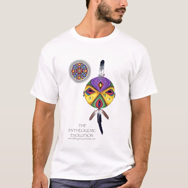 T-shirt Máscara da evolução de Entheogenic (Frente)