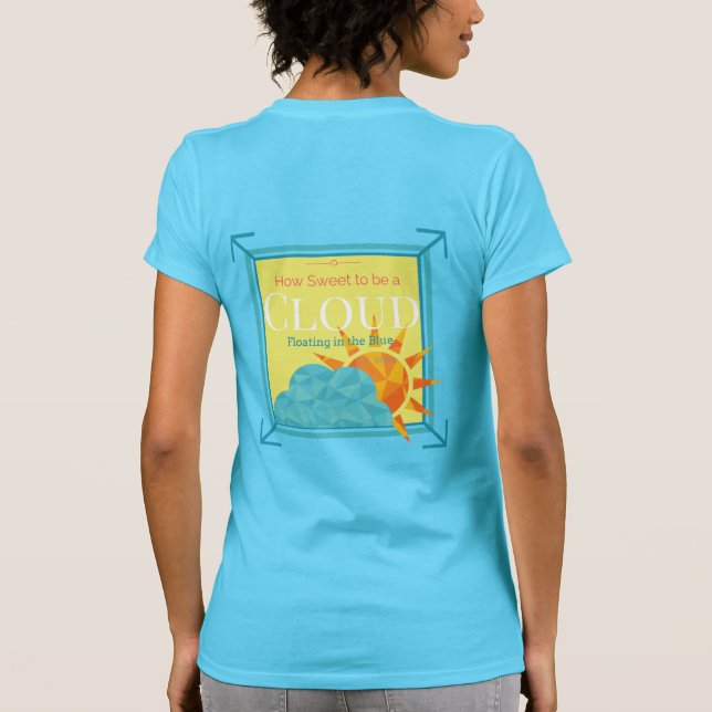 T-shirt Máscara da nuvem (Verso)