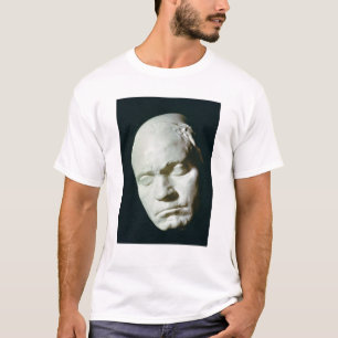 T-shirt Máscara de Beethoven, tomada da vida na idade de