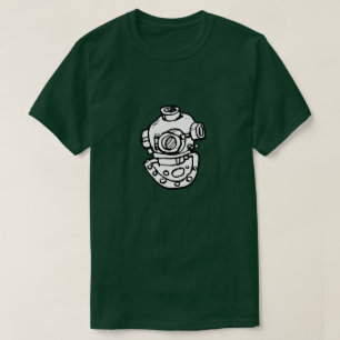 T-shirt Máscara do mergulho