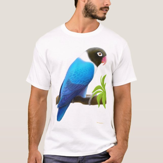 T-shirt mascarado do Lovebird (Frente)