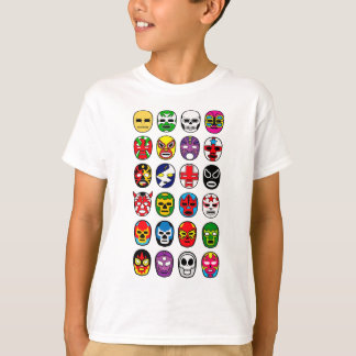 T-shirt Máscaras mexicanas da luta de Lucha Libre Luchador
