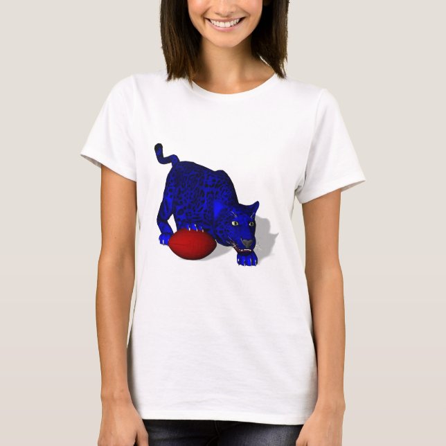 T-shirt Mascot Panther Azul (Frente)