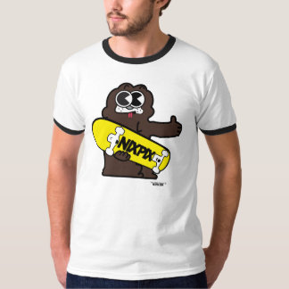 T-shirt Mascote do cão de Nixpix (luz)