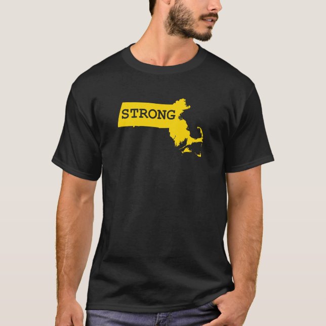 T-shirt Massachusetts forte (Frente)