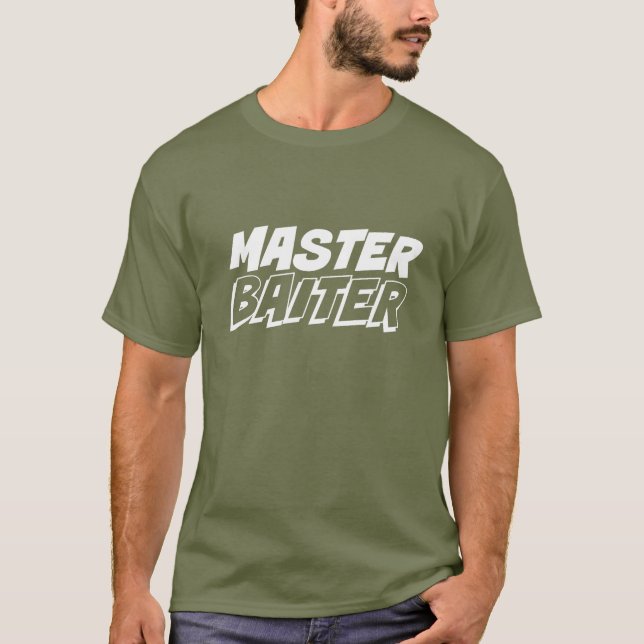 T-shirt Master Baiter | Pesca Engraçada (Frente)