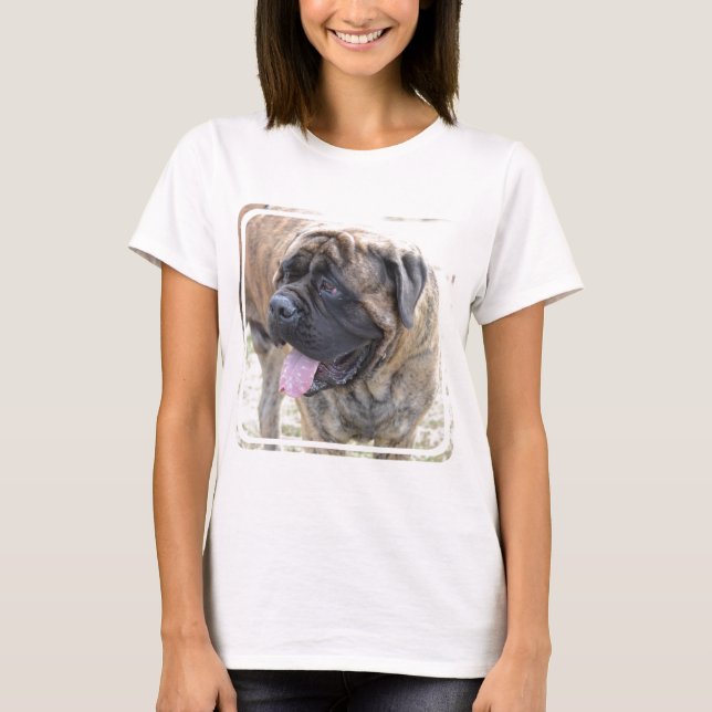 T-shirt Mastiff rajado (Frente)